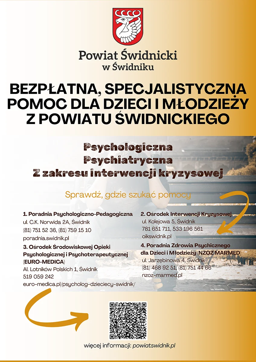 plakat pomoc specjalistyczna