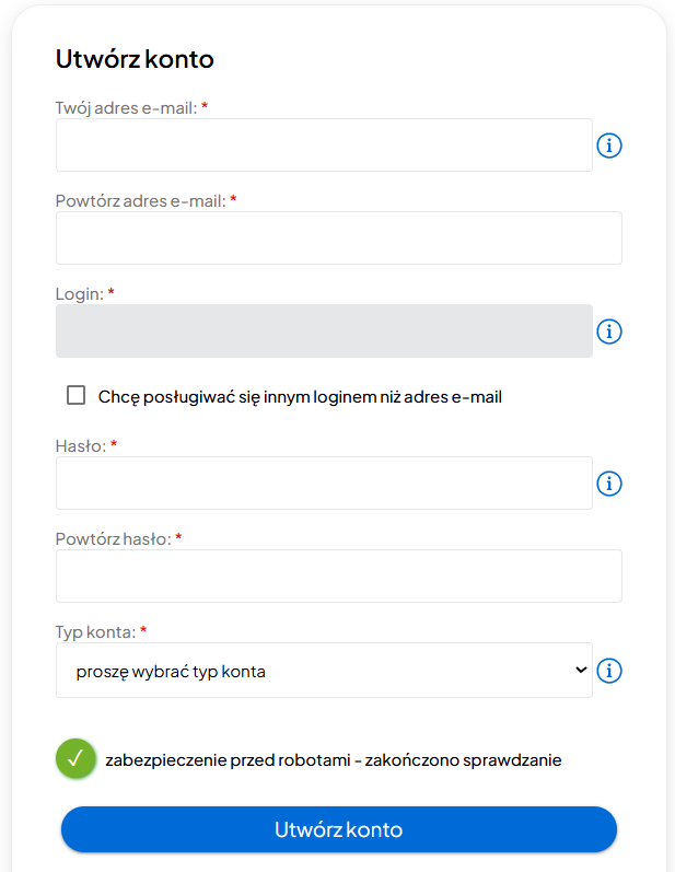 tworzenie konta eduvulcan